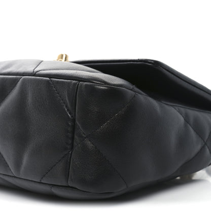 Chanel Lambskin Quilted Medium Chanel 19 Flap Black 9 of 9