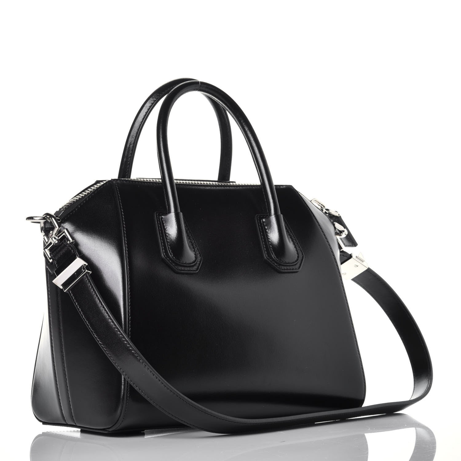 Givenchy Shiny Lord Calfskin Small Antigona Black 4 of 10