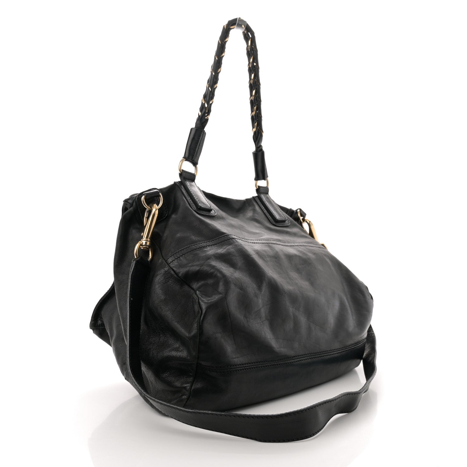 Givenchy Calfskin Medium Braided Pandora Black 3 of 12