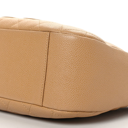 Chanel Caviar Quilted Timeless CC Shoulder Bag Beige 10 of 10