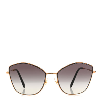Miu Miu Metal Cat Eye Sunglasses SMU60V Gold Grey 2 of 7