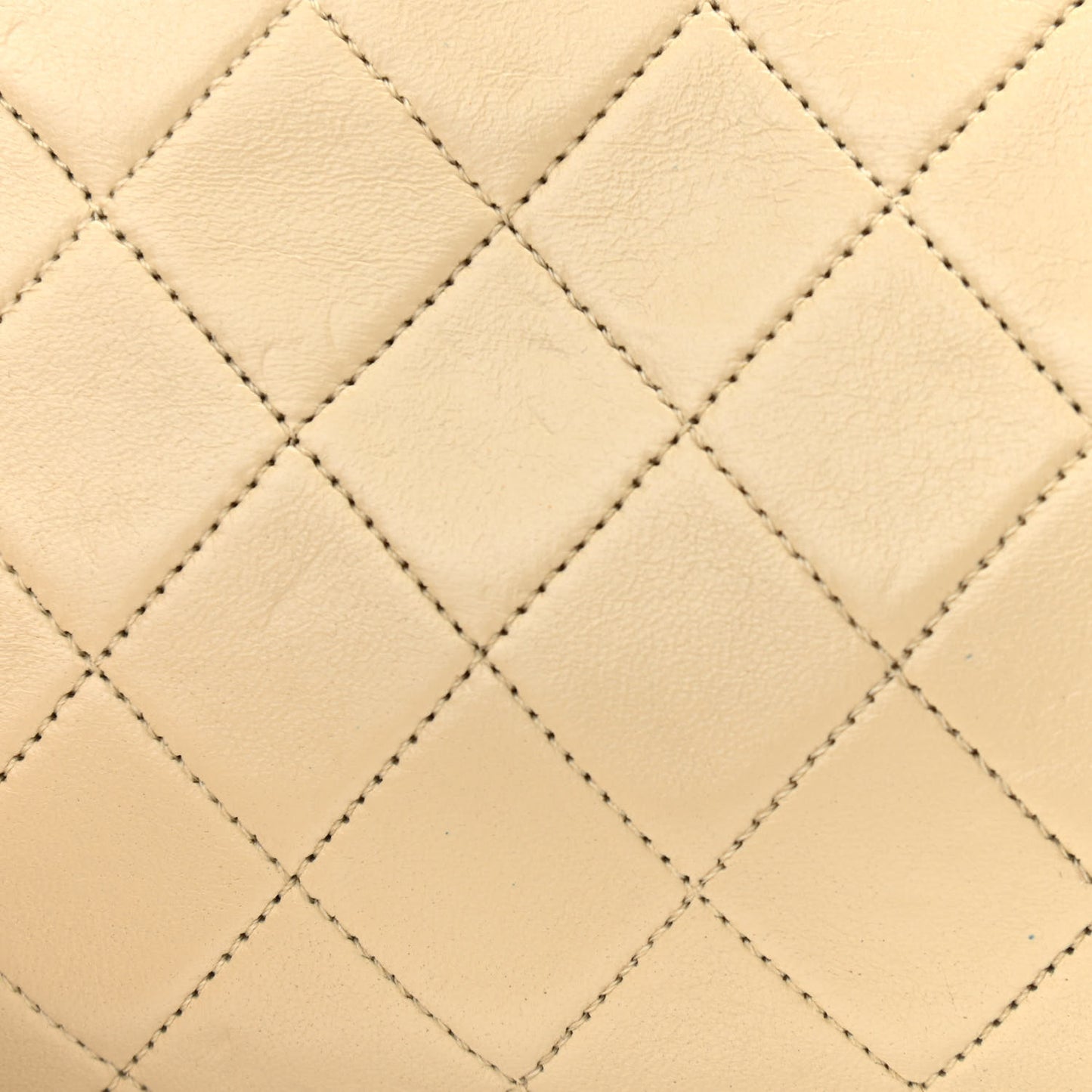 Calfskin Quilted Small Shoulder Bag Beige