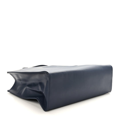 Telfar Vegan Leather Medium Shopping Bag Navy 4 of 8