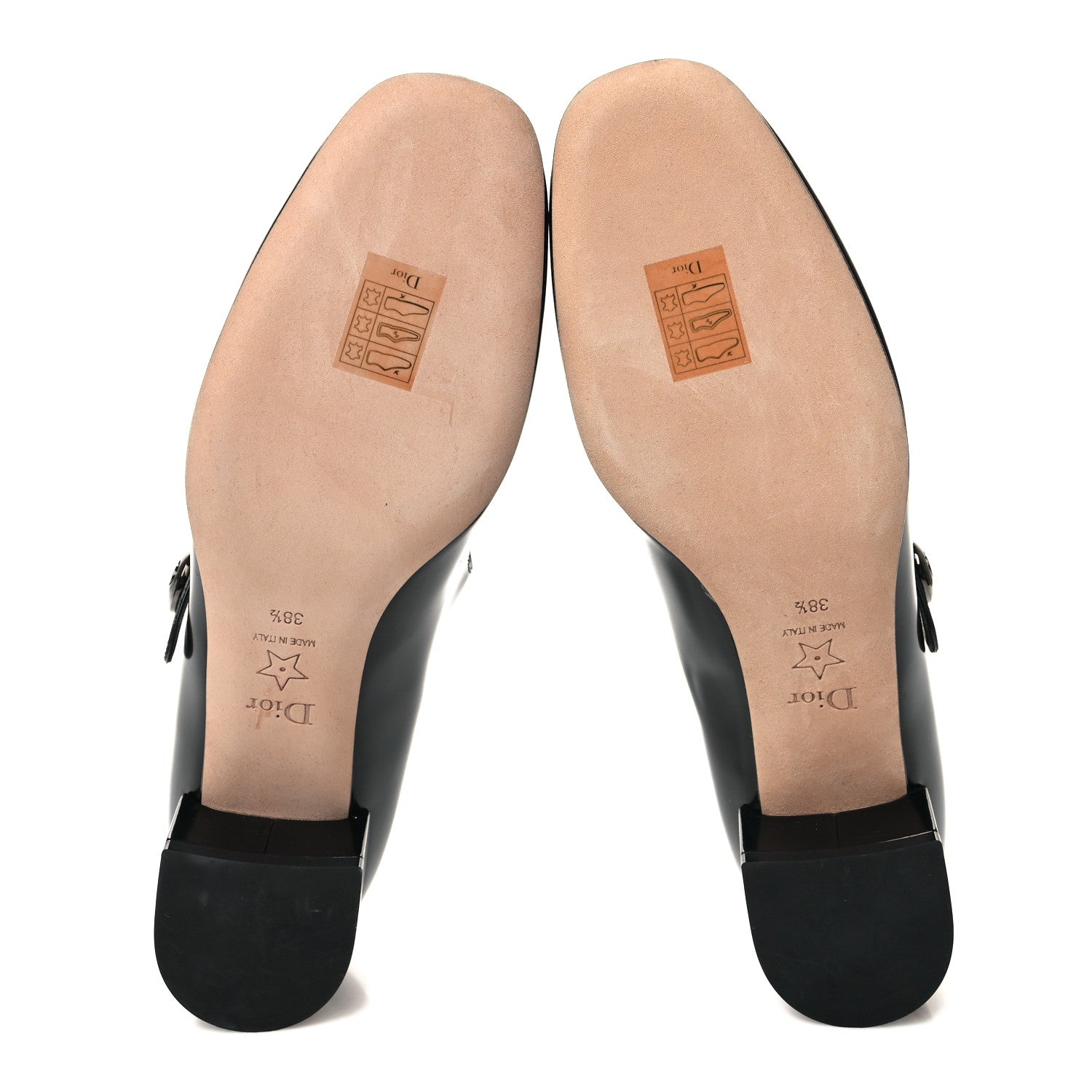 Christian Dior Brushed Calfskin Uniform 30mm Pumps 38.5 Black 5 of 9