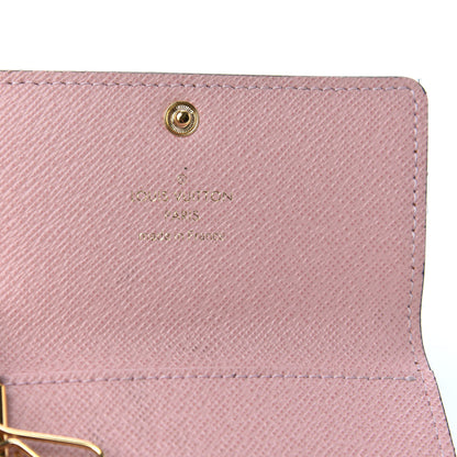 Louis Vuitton Damier Ebene Multicles 6 Key Holder Rose Ballerine 6 of 7