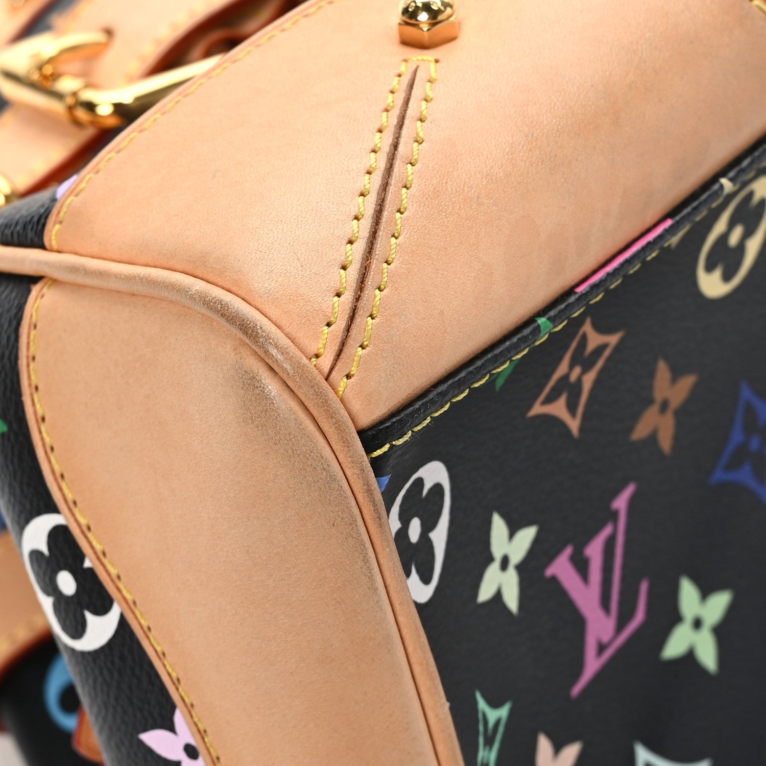 Louis Vuitton Monogram Multicolor Claudia Black 7 of 11