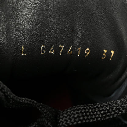 Chanel Lambskin Cheetah Print Quilted Sneakers 37 Brown Black 10 of 11