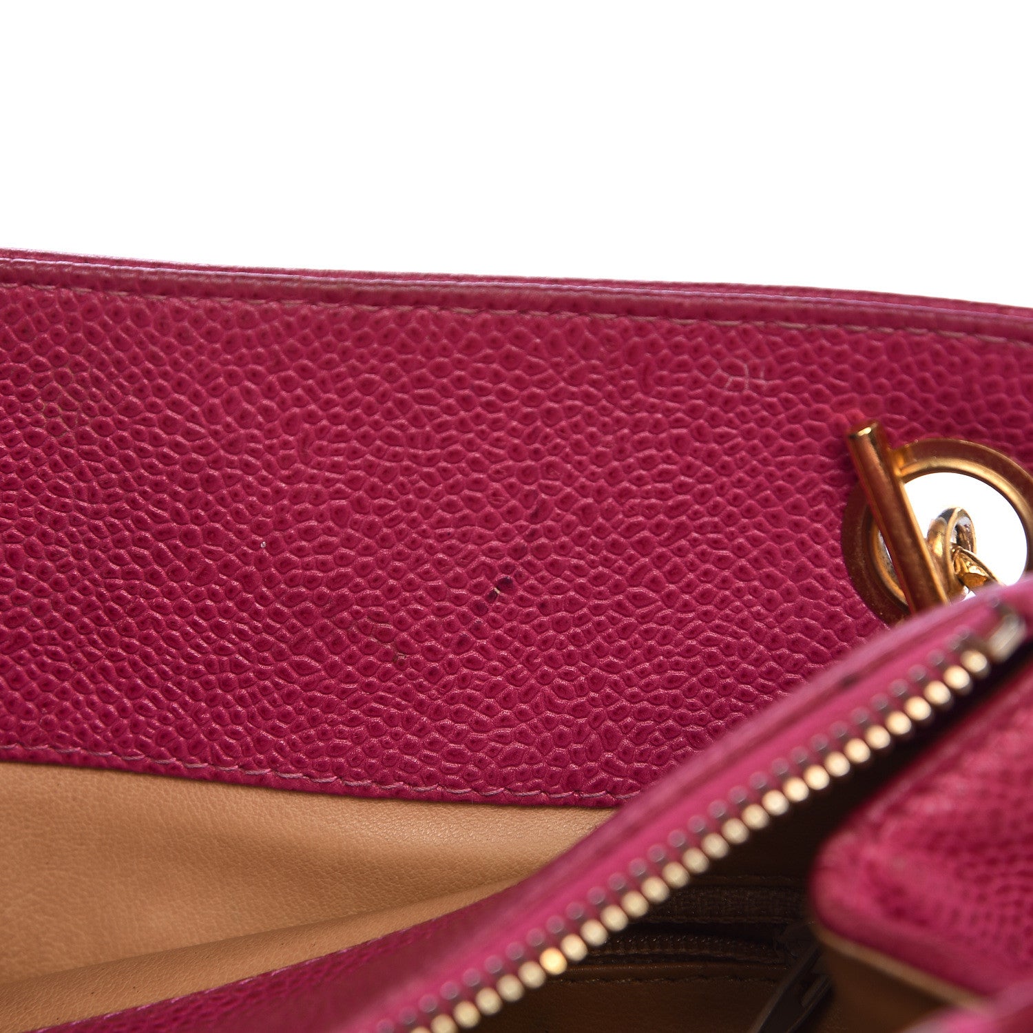 Chanel Caviar CC Shoulder Bag Pink 25 of 42