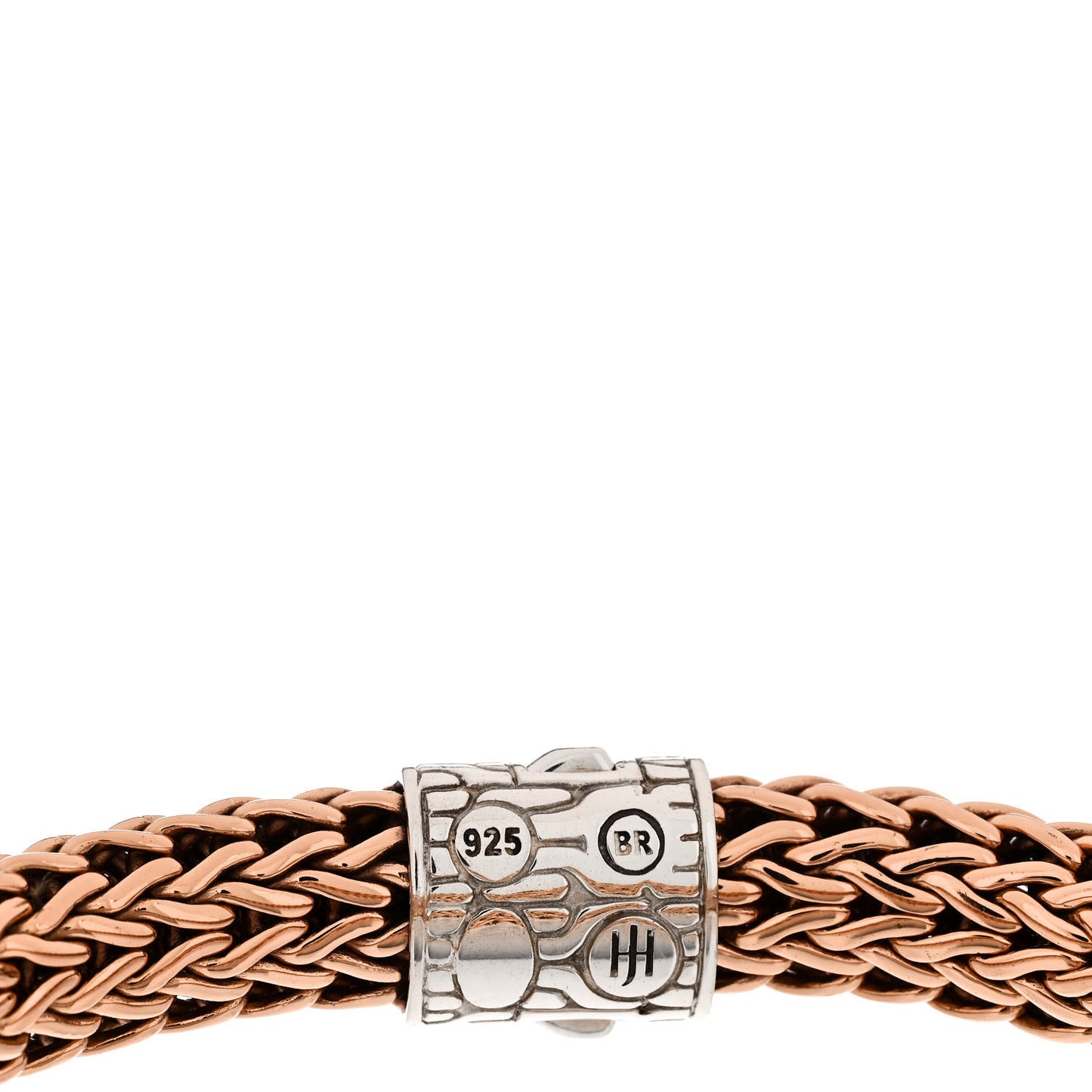 Sterling Silver Bronze 10.5mm Classic Chain Bracelet