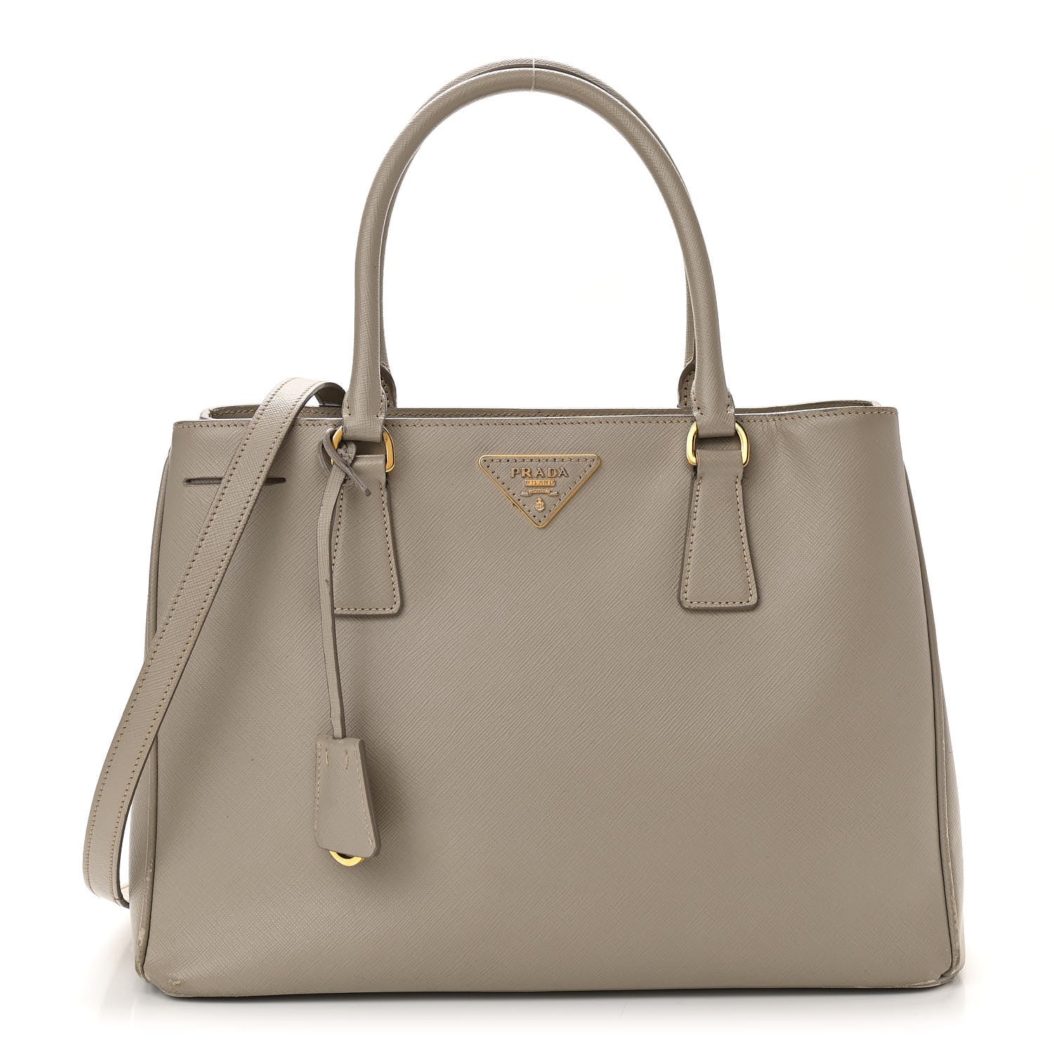 Prada Saffiano Lux Medium Tote Argilla 1 of 11