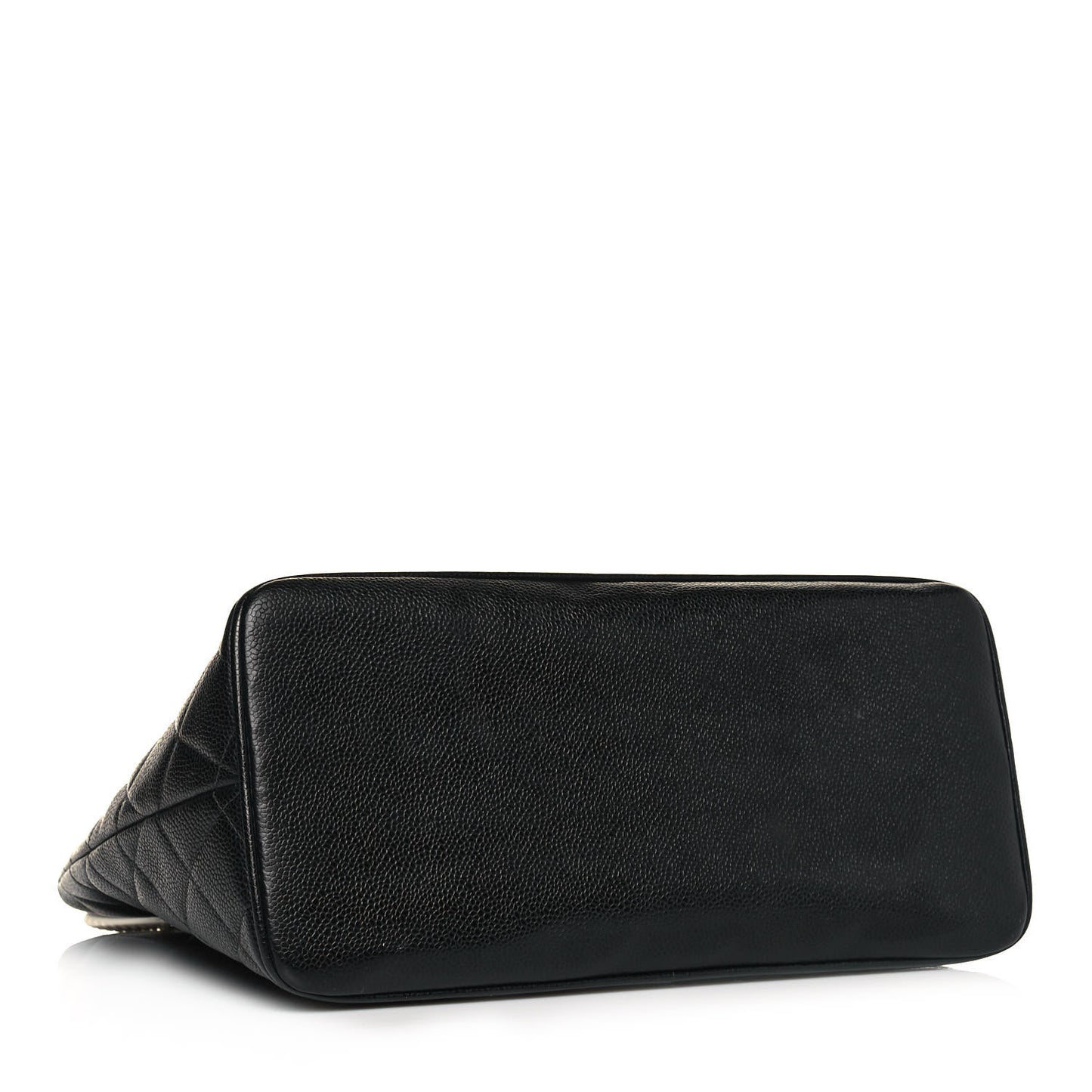 Caviar Quilted Medallion Tote Black