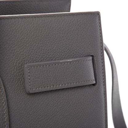 Saint Laurent Grained Calfskin Small Sac De Jour Fog 10 of 16