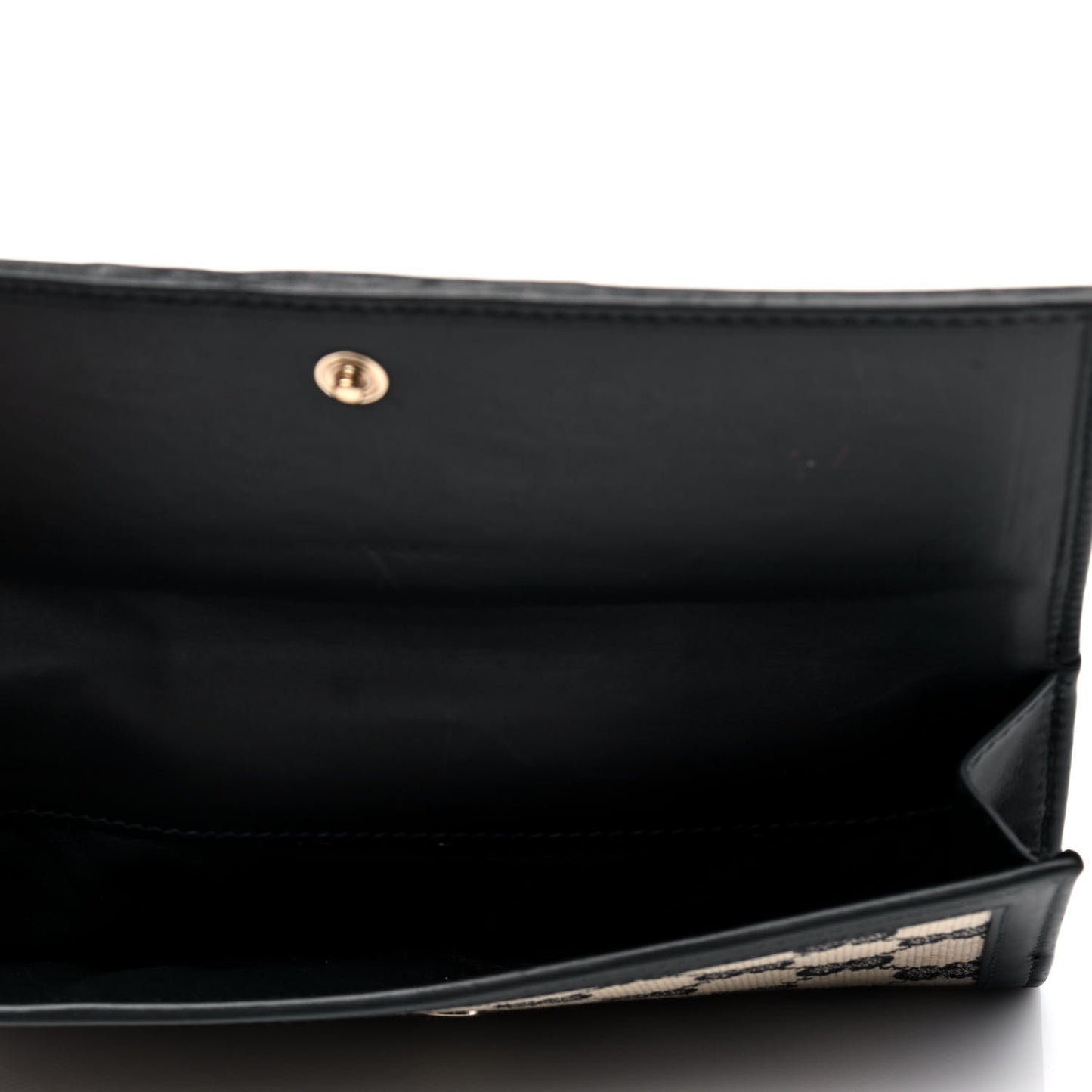 Monogram Vintage Web Continental Wallet Navy Blue