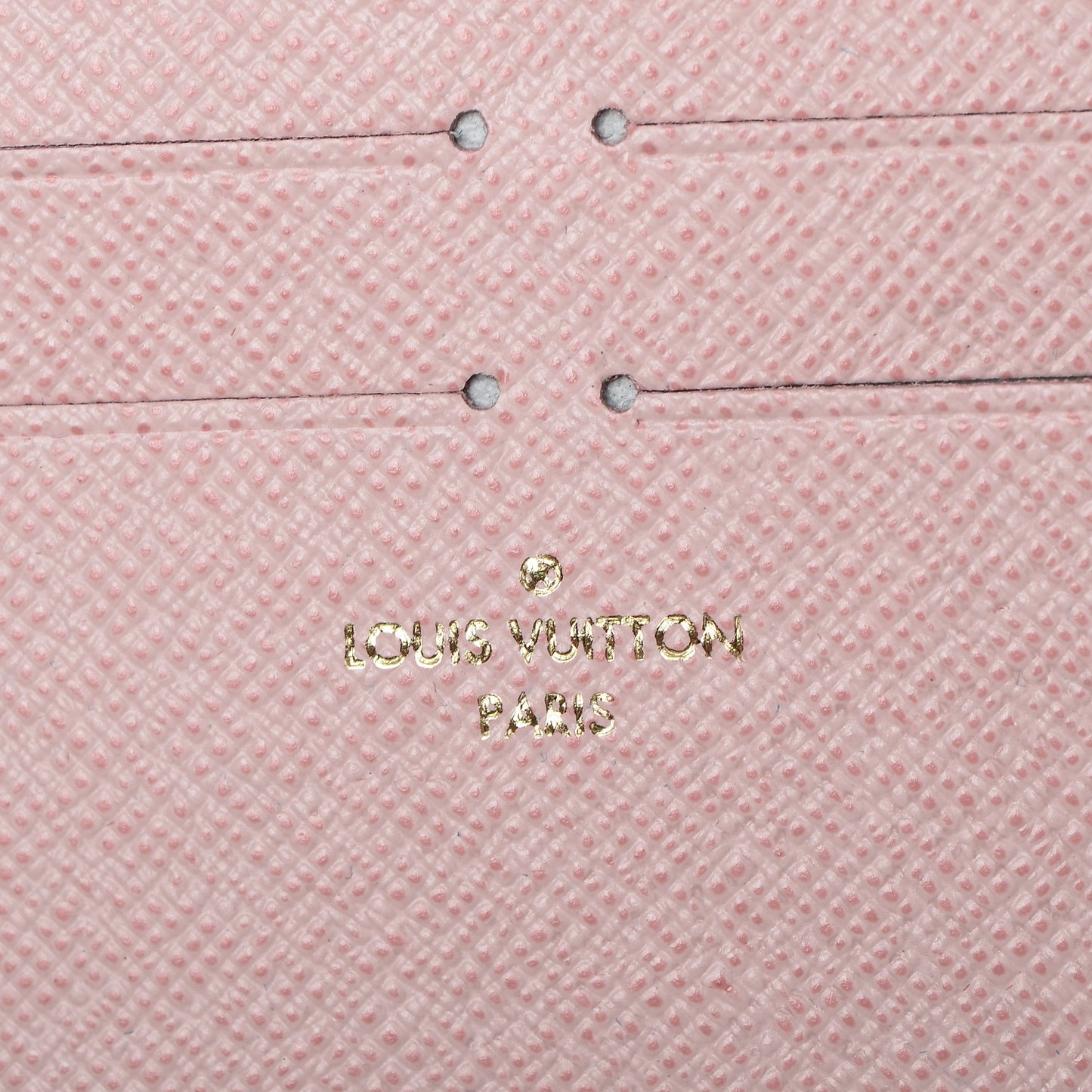 Calfskin Felicie Card Holder Insert Rose Ballerine