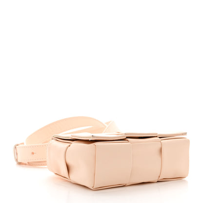 Bottega Veneta Lambskin Maxi Intrecciato Extra Mini Cassette Crossbody Bag Melon Washed 4 of 10