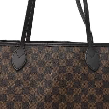 Louis Vuitton Damier Ebene Neo Neverfull MM Rose Ballerine 7 of 10