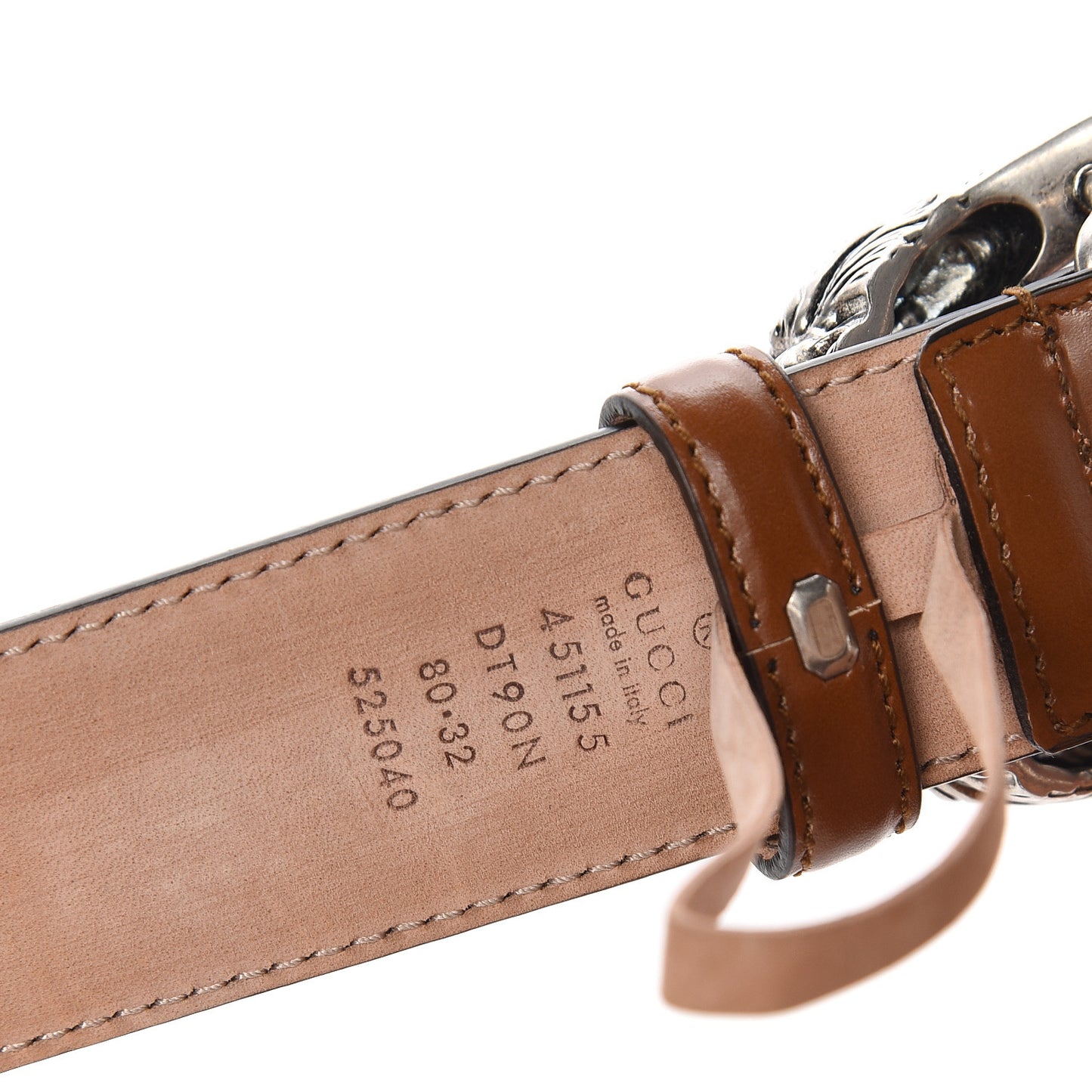 Lisse Calfskin Dionysus 35mm Belt 80 32 Cuir