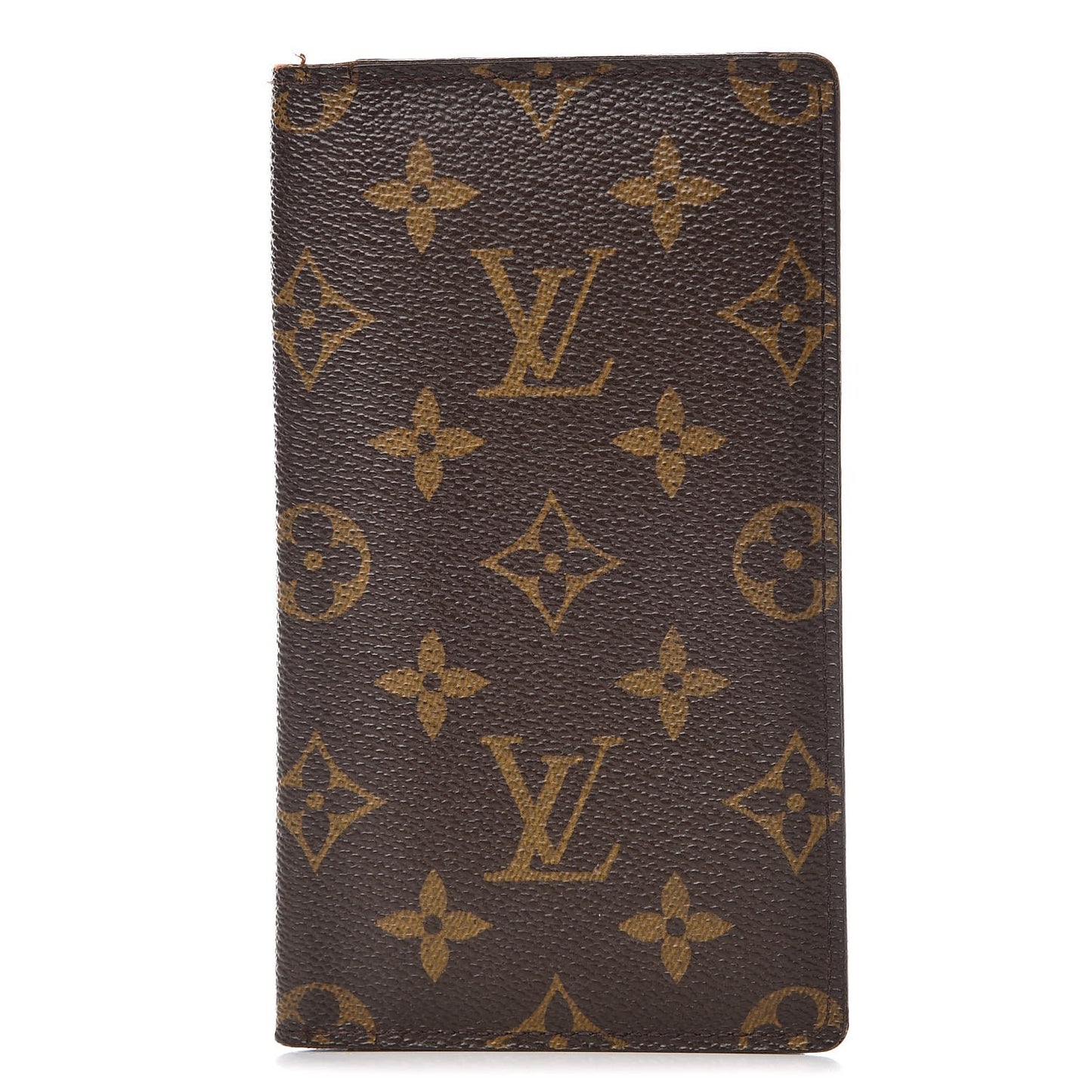 Monogram Checkbook Holder Wallet