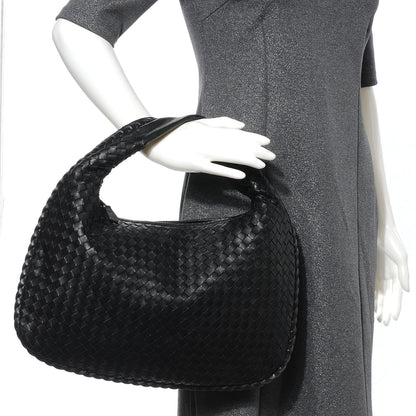Bottega Veneta Nappa Intrecciato Medium Veneta Hobo Black 2 of 7