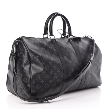 Louis Vuitton Monogram Eclipse Keepall Bandouliere 45 3 of 9