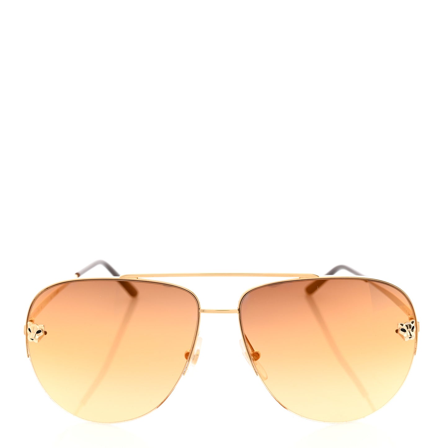 Santos de Cartier Aviator Sunglasses CT0065S Gold