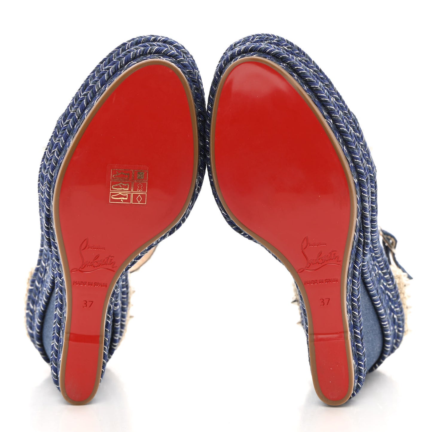 Denim Madmonica 120 Wedge Sandals 37 Blue