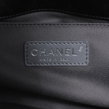 Chanel Lambskin Stingray Quilted Medium Boy Flap Black 7 of 8