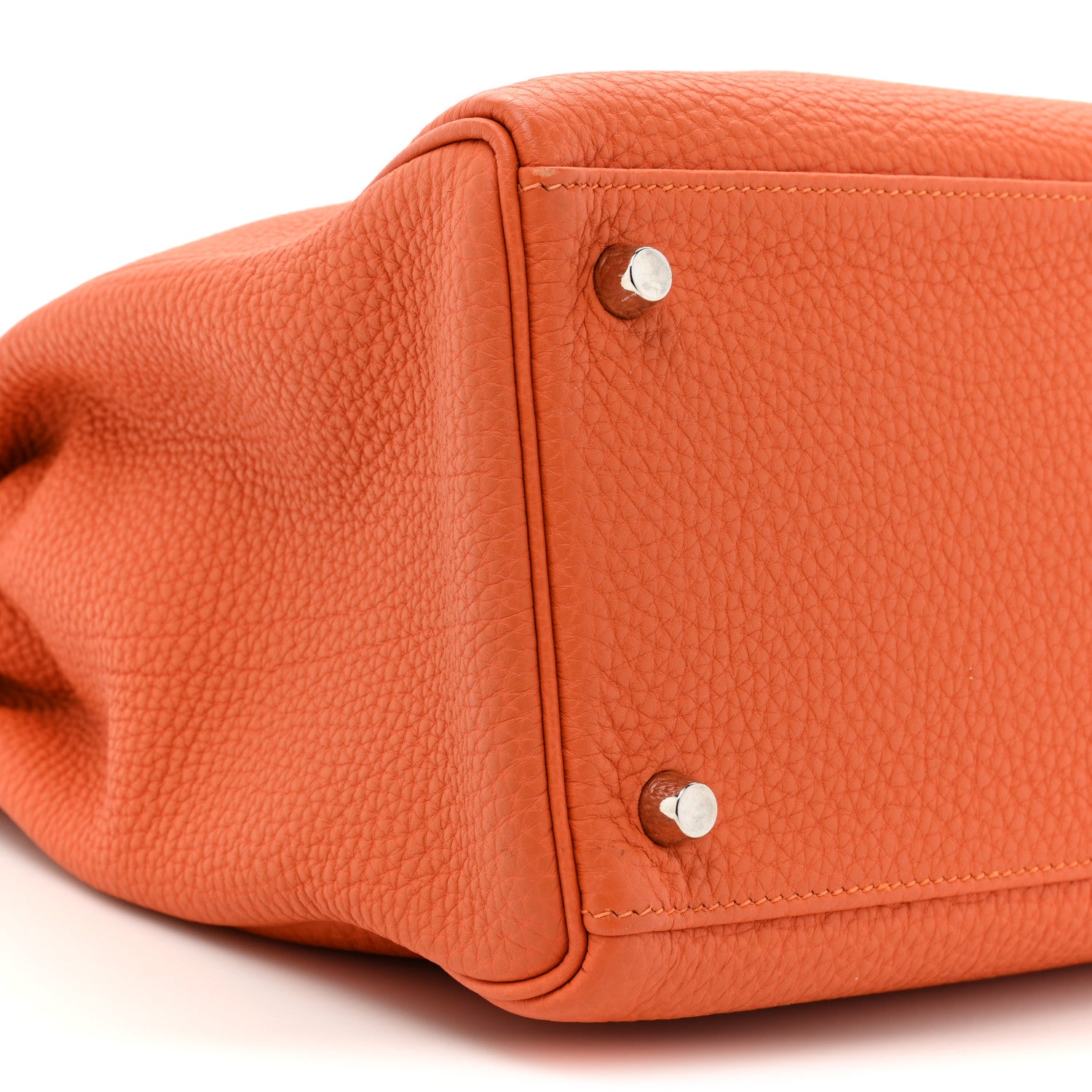 Hermes Togo Kelly Retourne 35 Orange 9 of 18