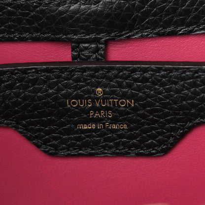 Louis Vuitton Taurillon Capucines PM Black 6 of 9