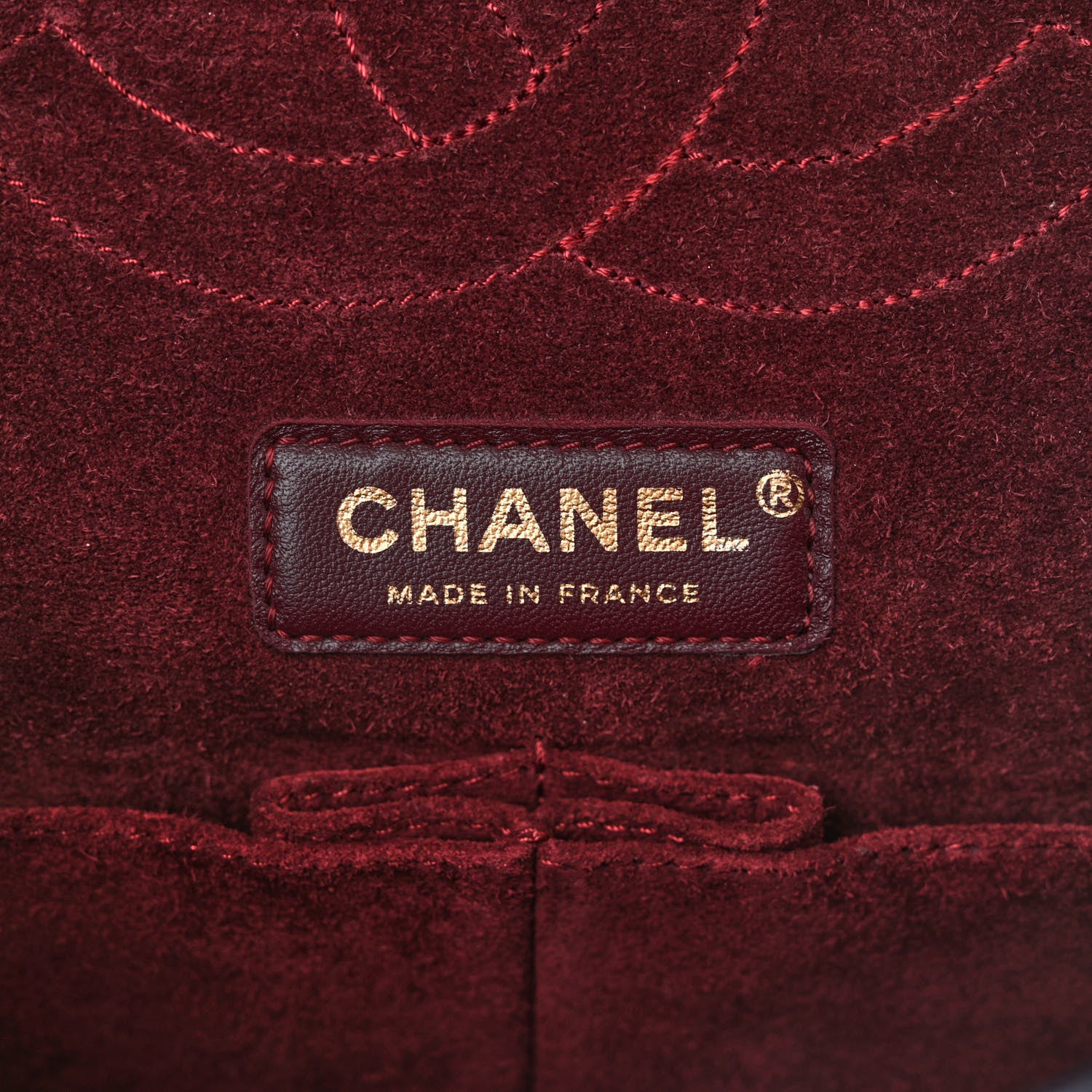 Chanel Smooth Calfskin Knit Nude 2.55 Reissue 225 Flap Navy 6 of 17