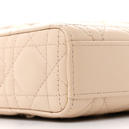 Christian Dior Lambskin Cannage Medium Lady D-Joy Beige Aesthetic 9 of 15