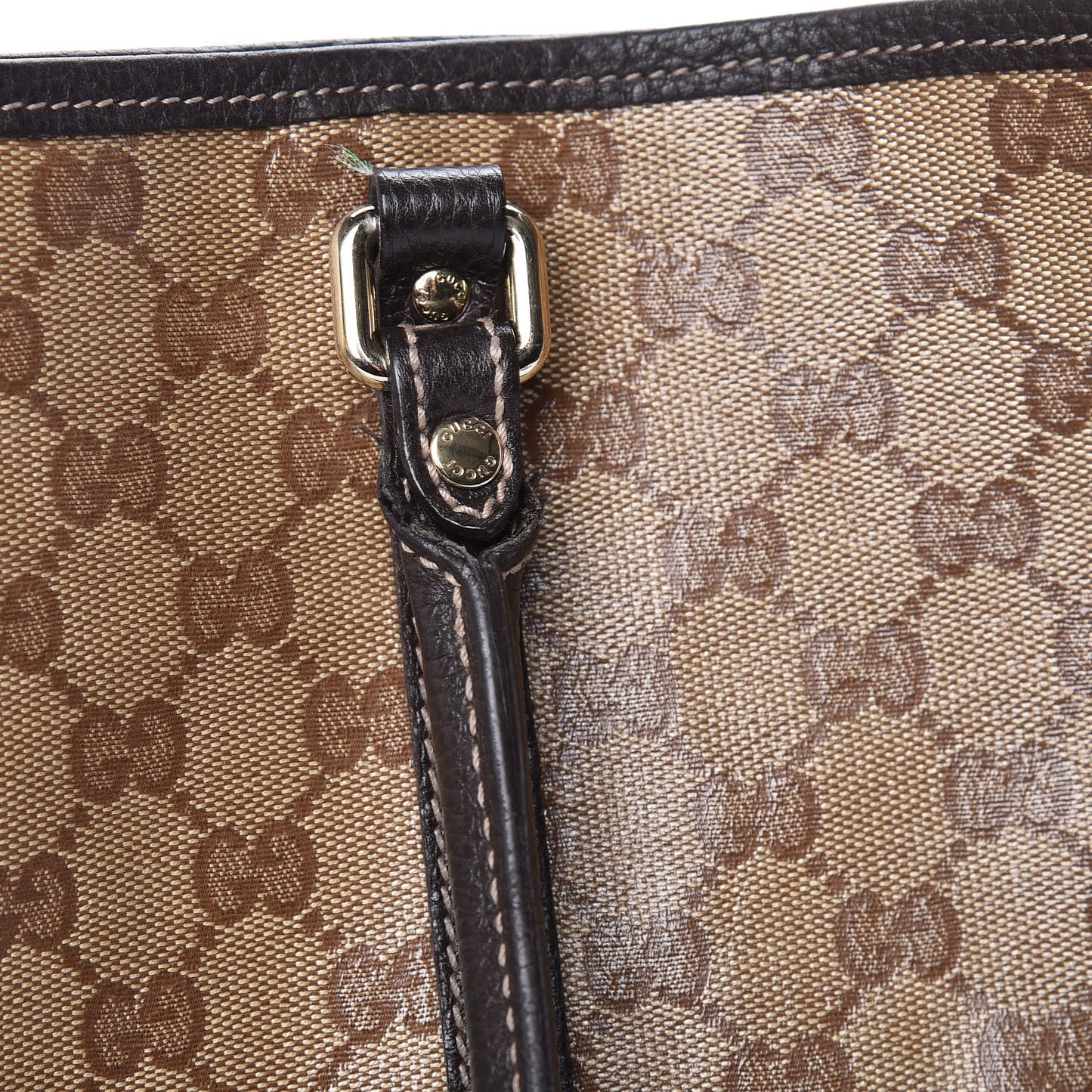 Crystal Monogram Medium Joy Tote Beige Ebony Testa di Moro