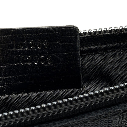 Gucci Monogram Web Boat Pochette Black 7 of 10