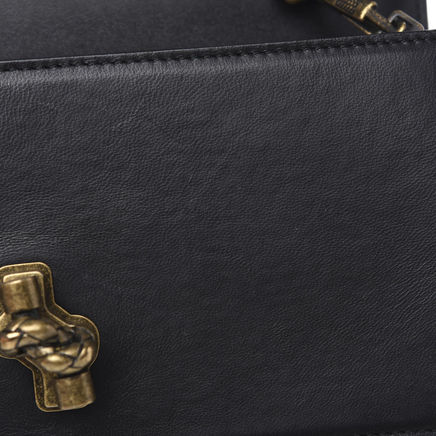 Bottega Veneta Nappa Spheres Knot Clutch Black 9 of 10