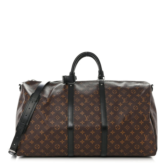 Monogram Macassar Keepall Bandouliere 55