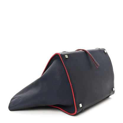 Celine Supple Calfskin Large Phantom Luggage Navy Blue Red 4 of 10