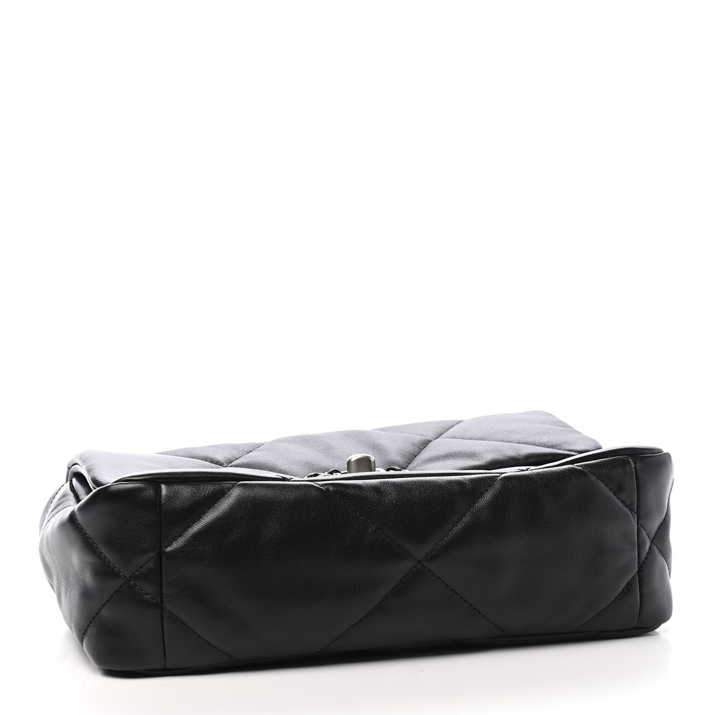 Lambskin Quilted Medium Chanel 19 Flap Black