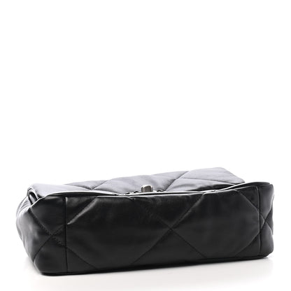 Chanel Lambskin Quilted Medium Chanel 19 Flap Black 4 of 9