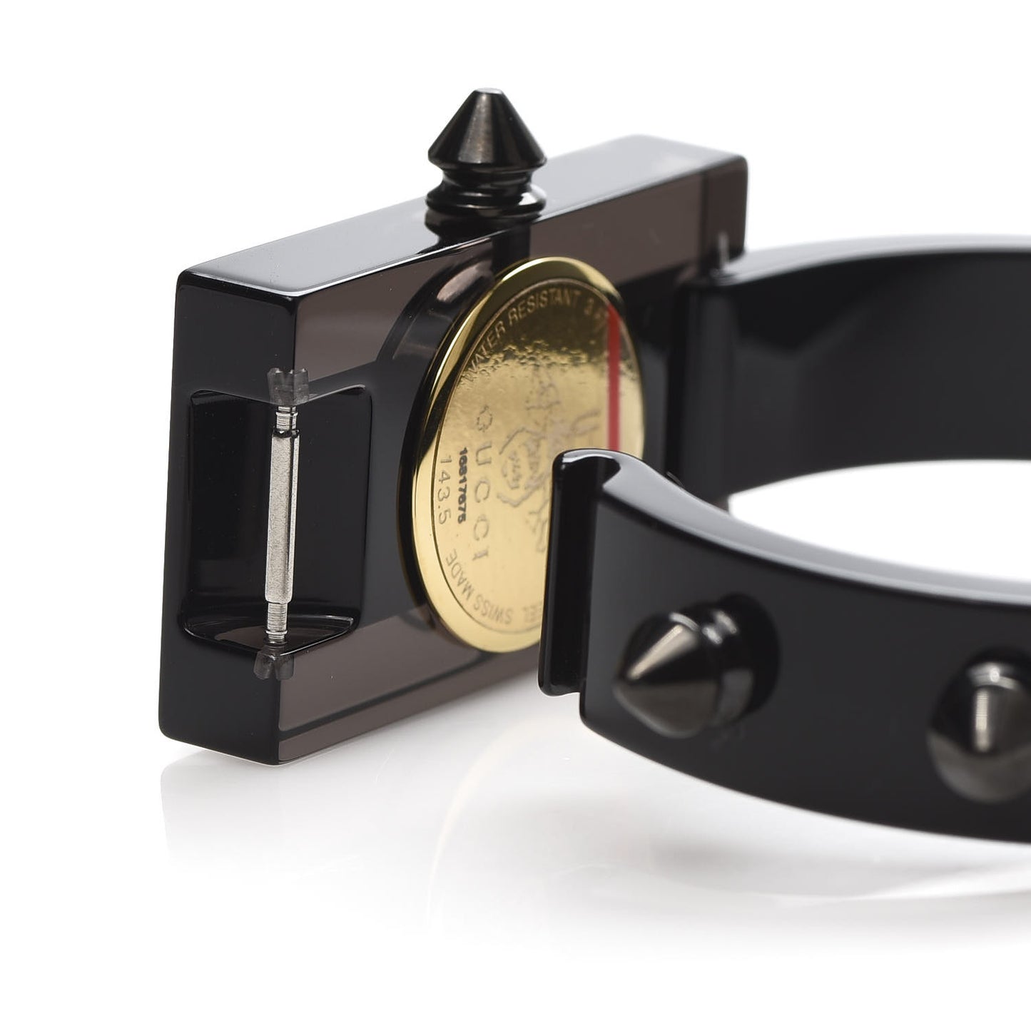 Stainless Steel Plexiglass 24mm Vintage Web Quartz Watch Black
