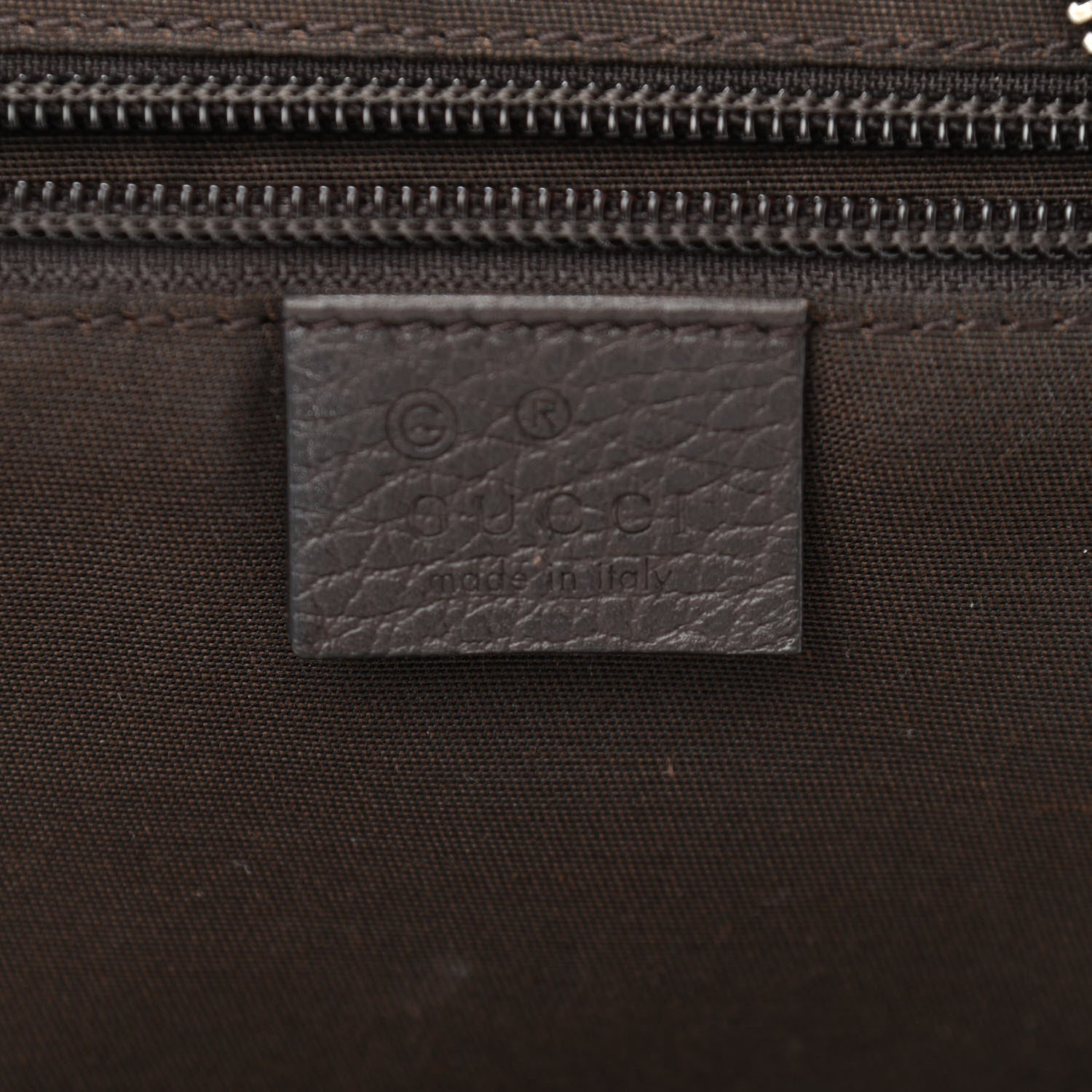 Gucci Monogram Travel Backpack Dark Brown 6 of 11