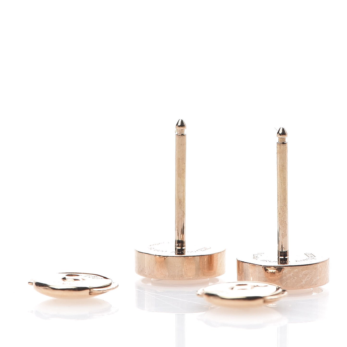 18K Pink Gold LOVE Earrings
