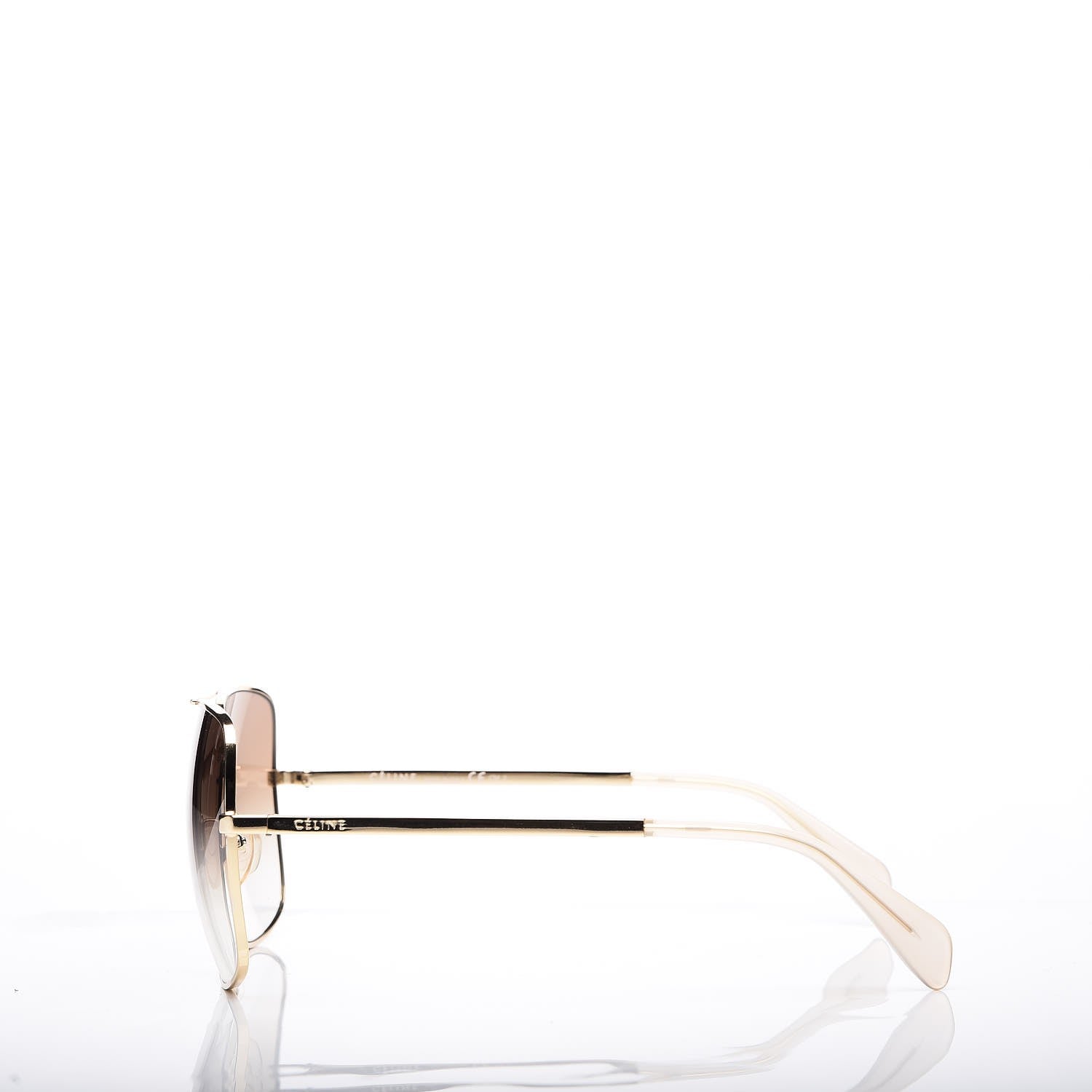 Celine Metal Sunglasses CL 41808/S Gold 3 of 7
