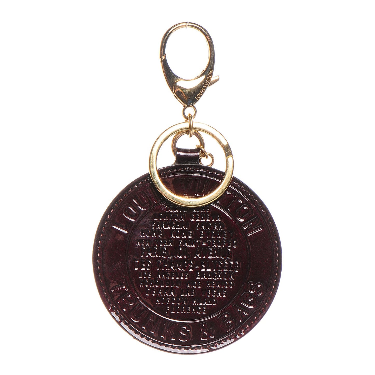 Vernis Trunks and Bags Bag Charm Amarante