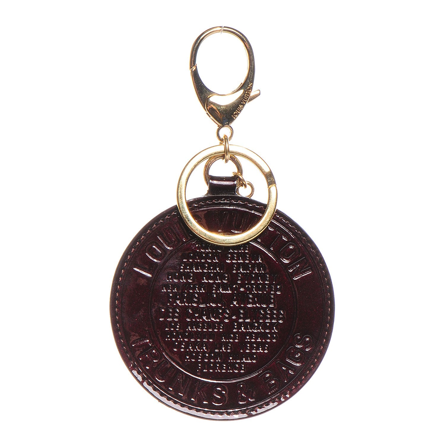 Louis Vuitton Vernis Trunks and Bags Bag Charm Amarante 1 of 3