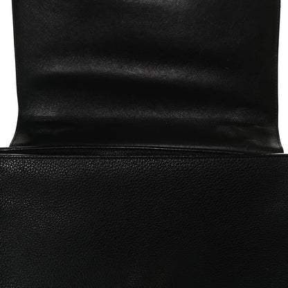 Celine Drummed Calfskin Suede Small Trapeze Black 14 of 14