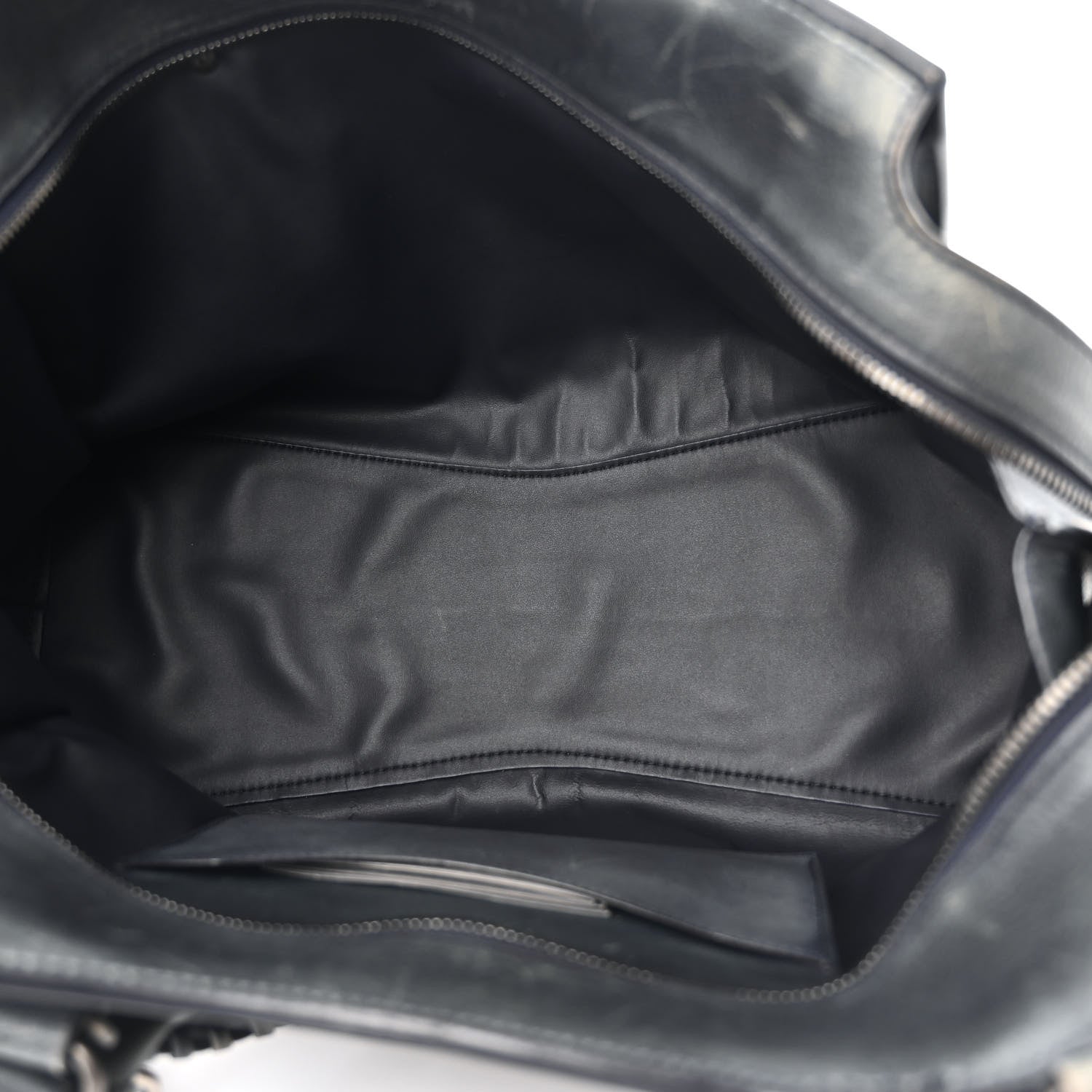 Balenciaga Used Calfskin Silver Hardware Neo Classic City Navy 2 of 18
