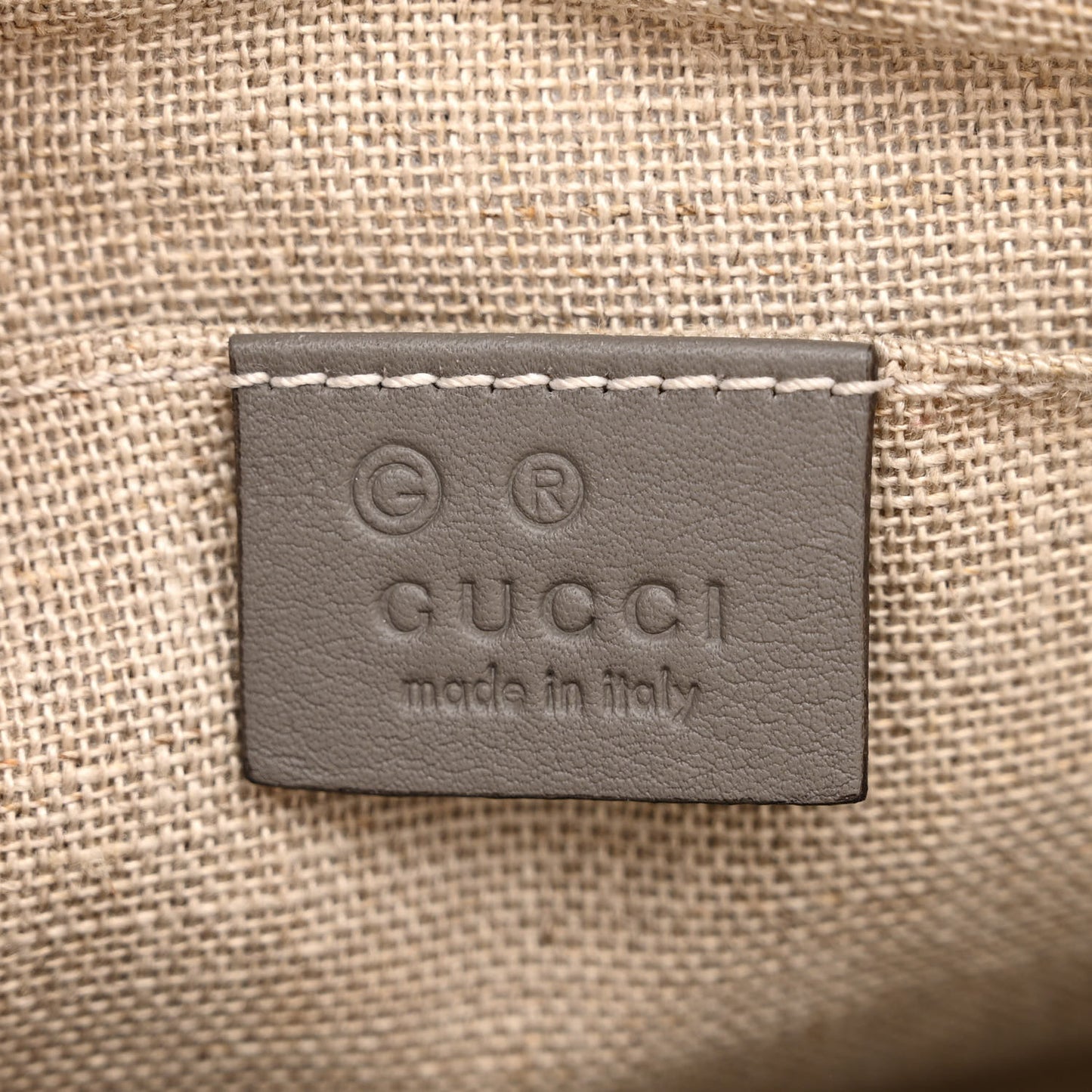 Microguccissima Mini Bree Messenger Bag Grey