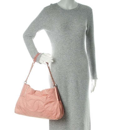 Chanel Iridescent Calfskin Small Sea Hit Tote Pink 2 of 11