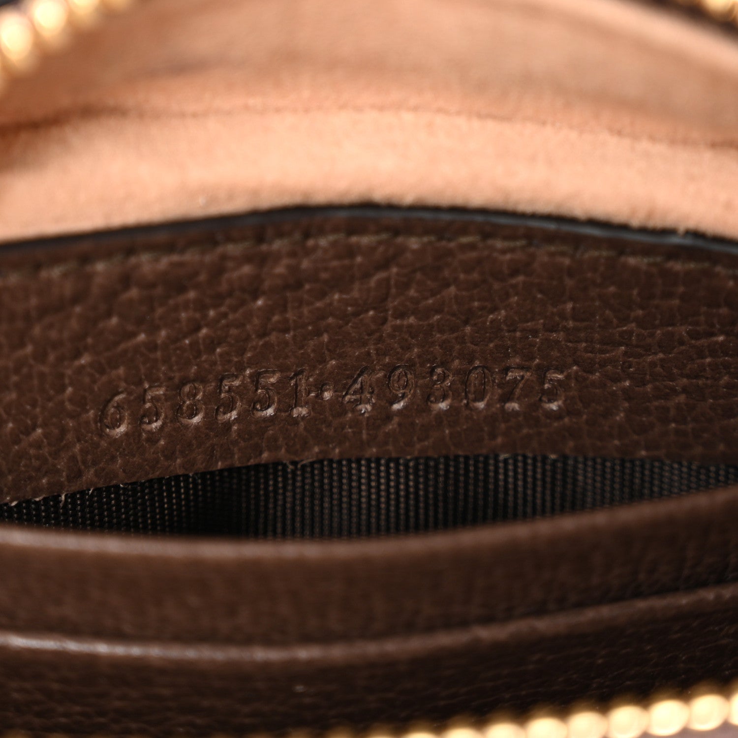Gucci GG Supreme Monogram Textured Calfskin Web Mini Ophidia Half Moon Hobo Beige Ebony New Acero 7 of 12