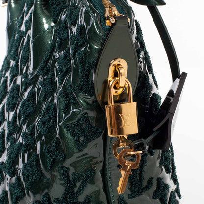 Louis Vuitton Patent Lambskin Fascination Lockit Vert Fonce 6 of 9